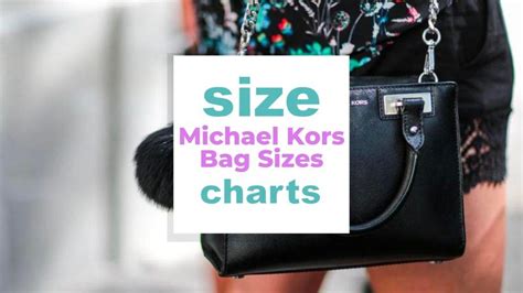 michael kors belt size|michael kors bag size chart.